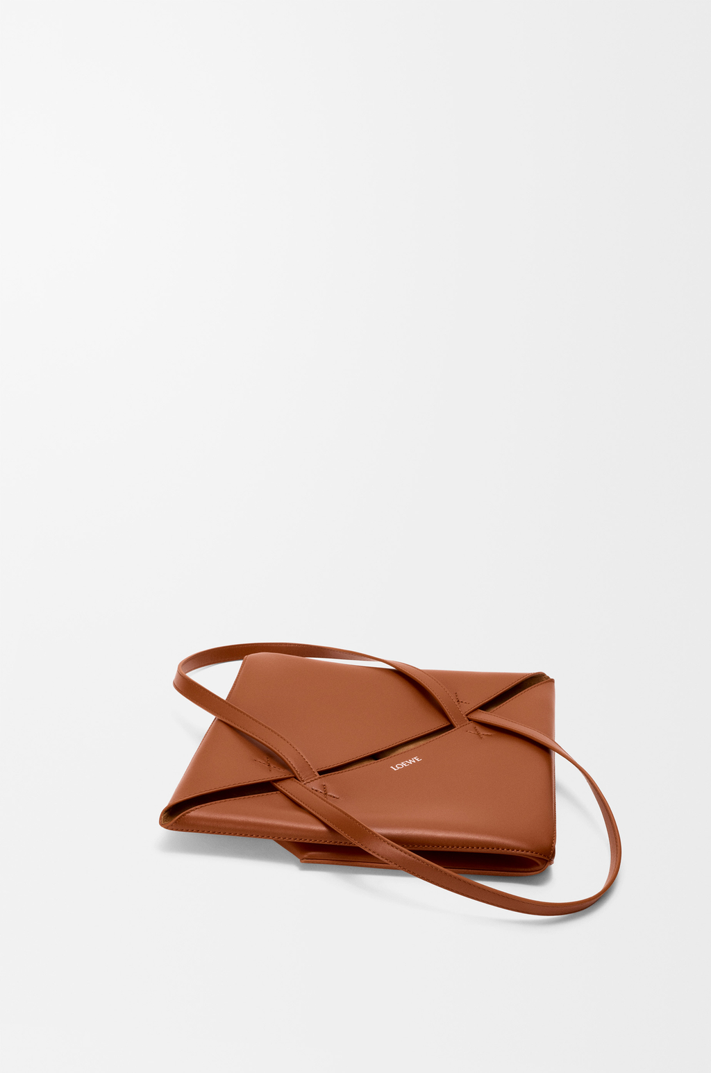 Loewe Medium Puzzle Fold tote in shiny calfskin
