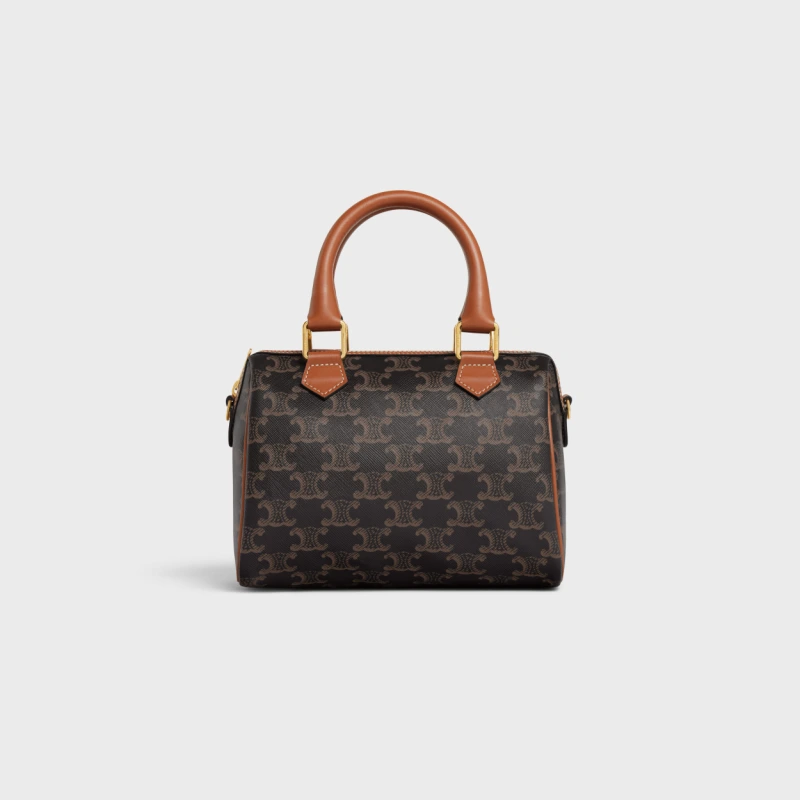 CELINE SMALL LOGO PRINT BOSTON BAG