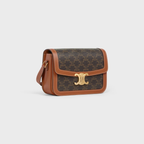 CELINE CLASSIQUE TRIOMPHE LOGO PRINT HANDBAG