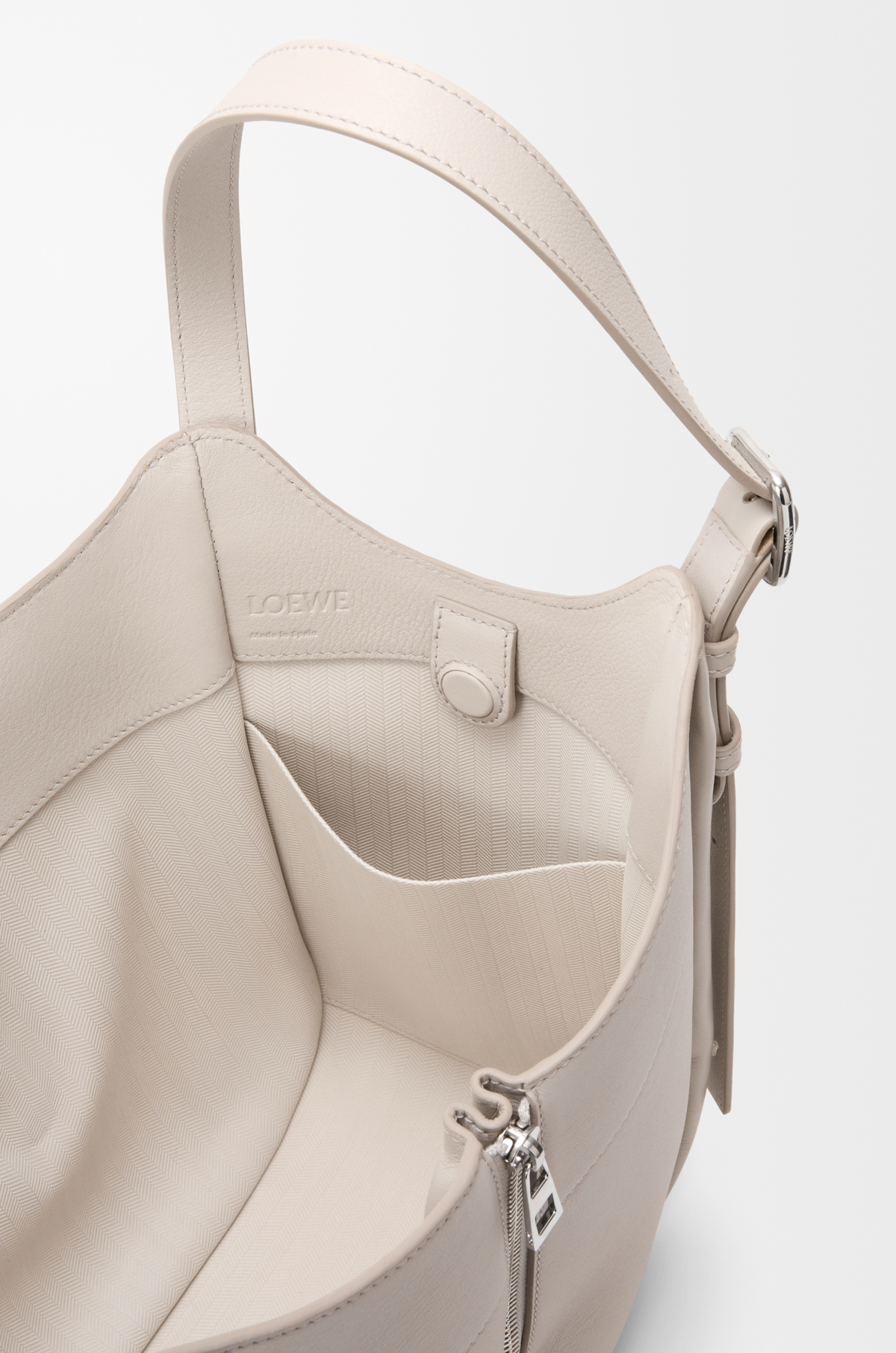 Loewe Hammock Flip bag in classic calfskin