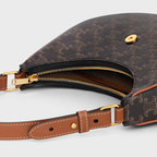 CELINE AVA TRIOMPHE MEDIUM LOGO PRINT HANDBAG