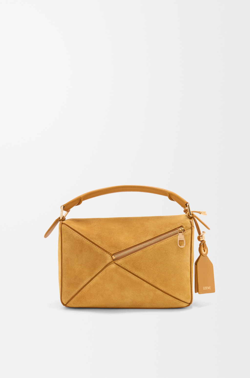 Loewe Small Featherlight Puzzle bag in suede