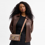 COACH TABBY CRYSTAL CLASSIC SIGNATURE 26 HANDBAG