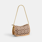 COACH TURNLOCK CLASSIC SIGNATURE TWIN WATERLY HANDBAG
