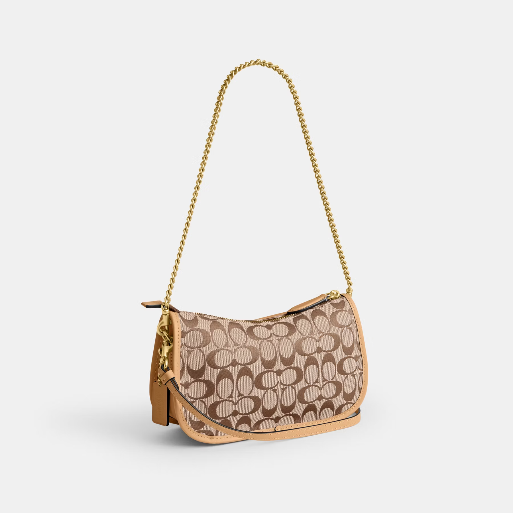 COACH TURNLOCK CLASSIC SIGNATURE TWIN WATERLY HANDBAG