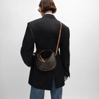 CELINE TEEN LULU LOGO PRINT HANDBAG