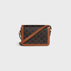 CELINE TEEN TRIOMPHE LOGO PRINT HANDBAG
