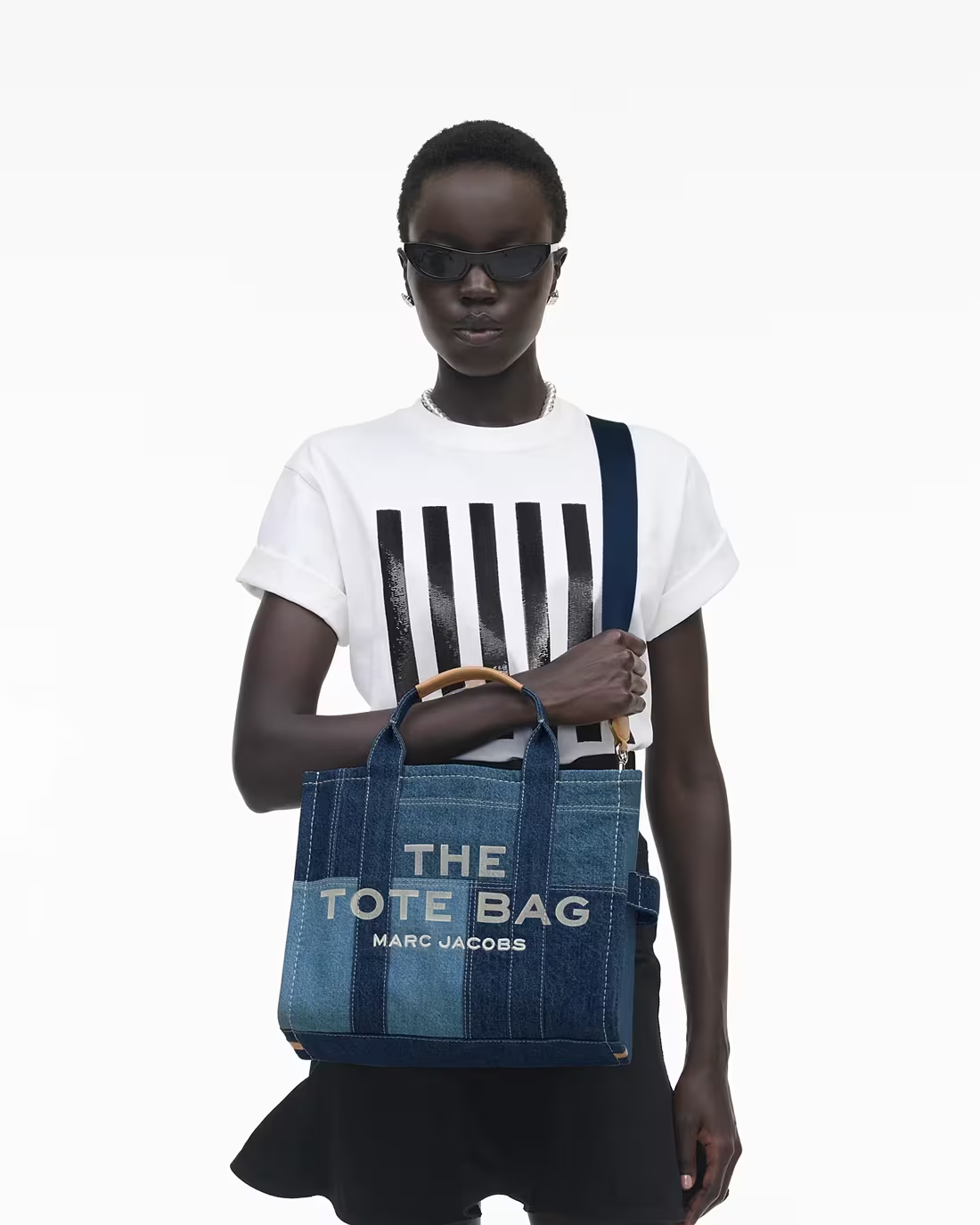THE DENIM MEDIUM TOTE BAG
