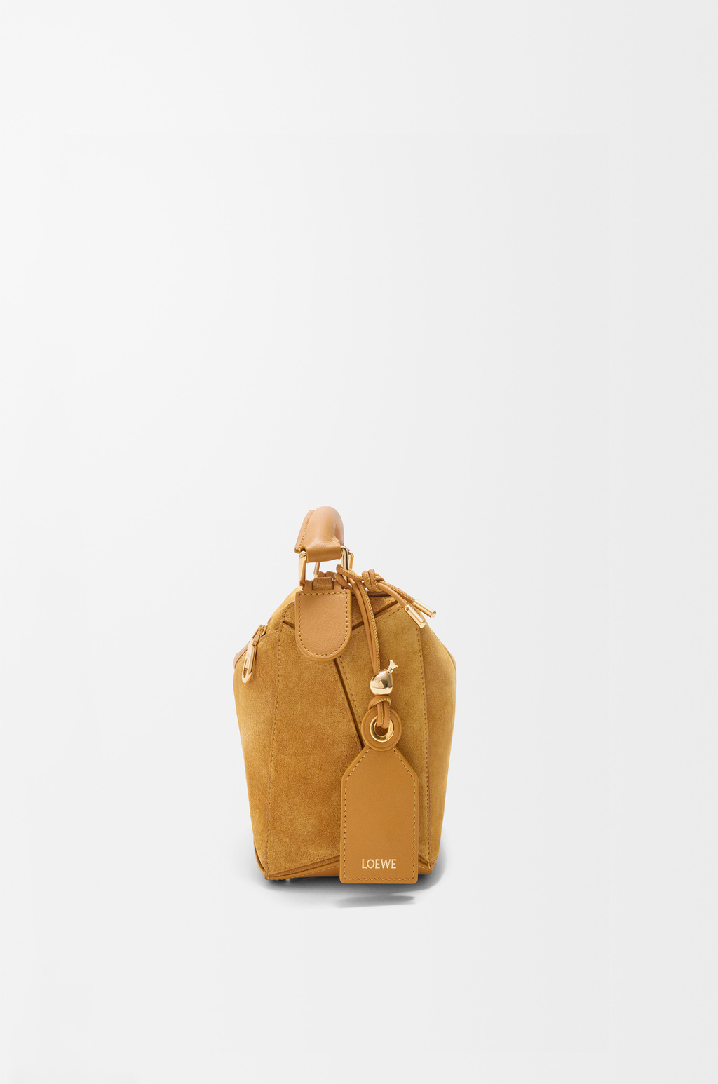 Loewe Small Featherlight Puzzle bag in suede
