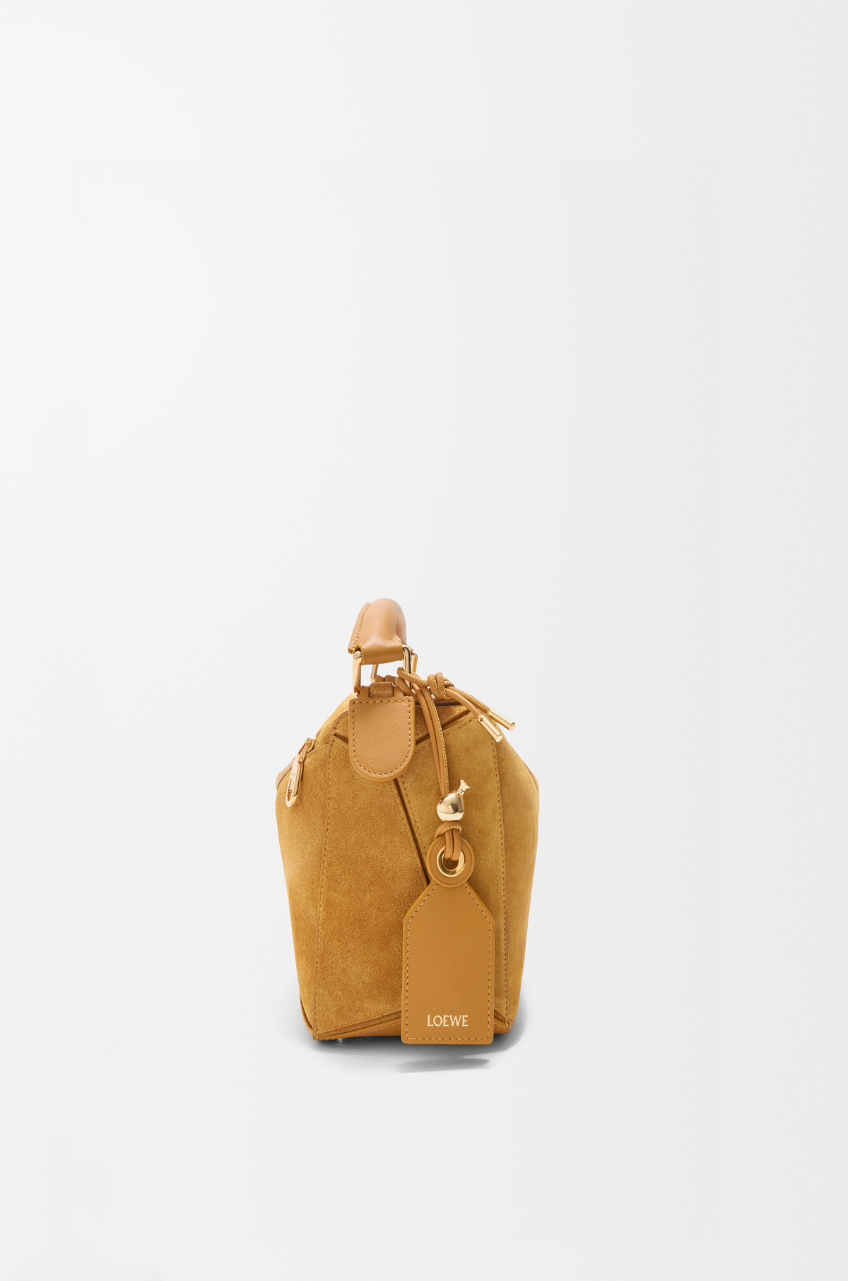 Loewe Small Featherlight Puzzle bag in suede