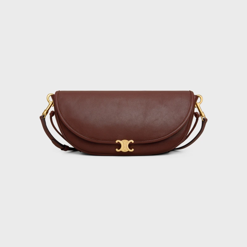 CELINE SOFT TRIOMPHE HALFMOON SMALL HANDBAG