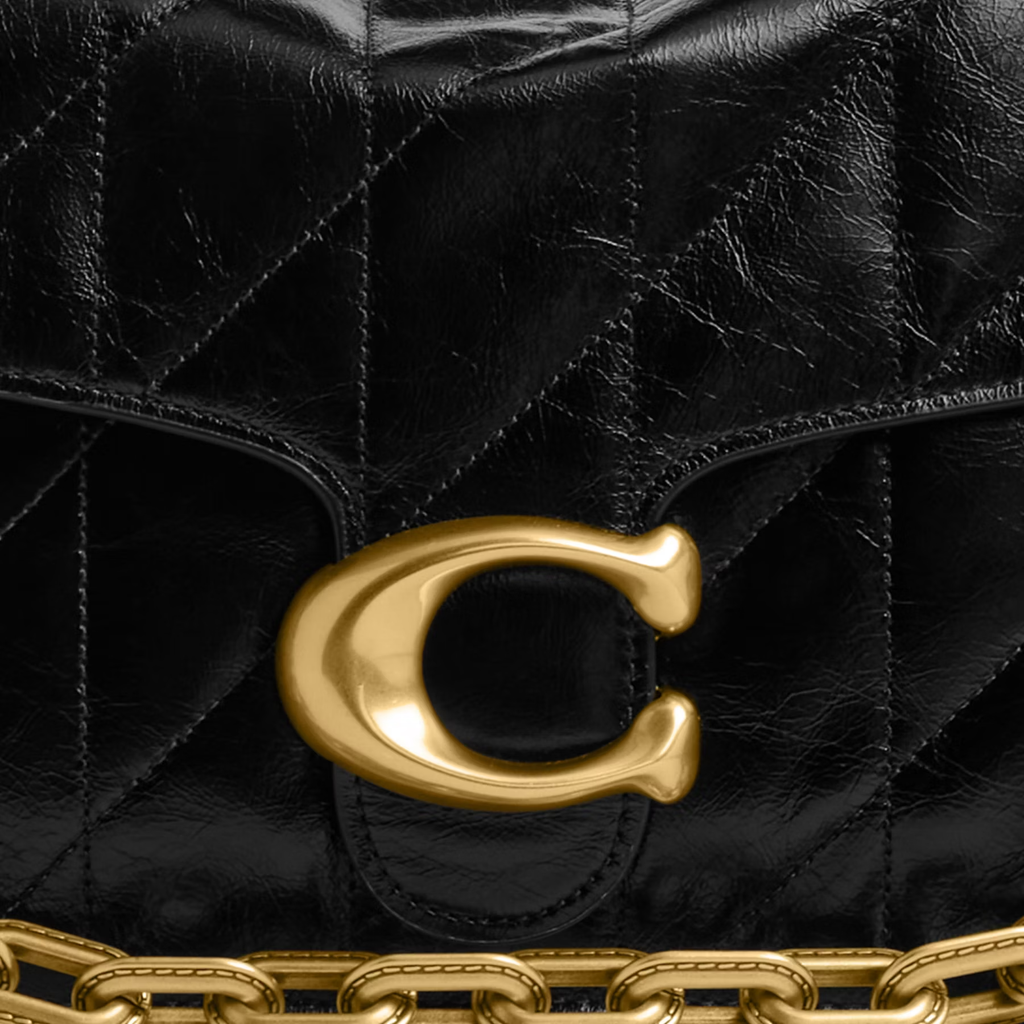 COACH TABBY CHAIN QUILTED CHAIN SHOULDER BAG