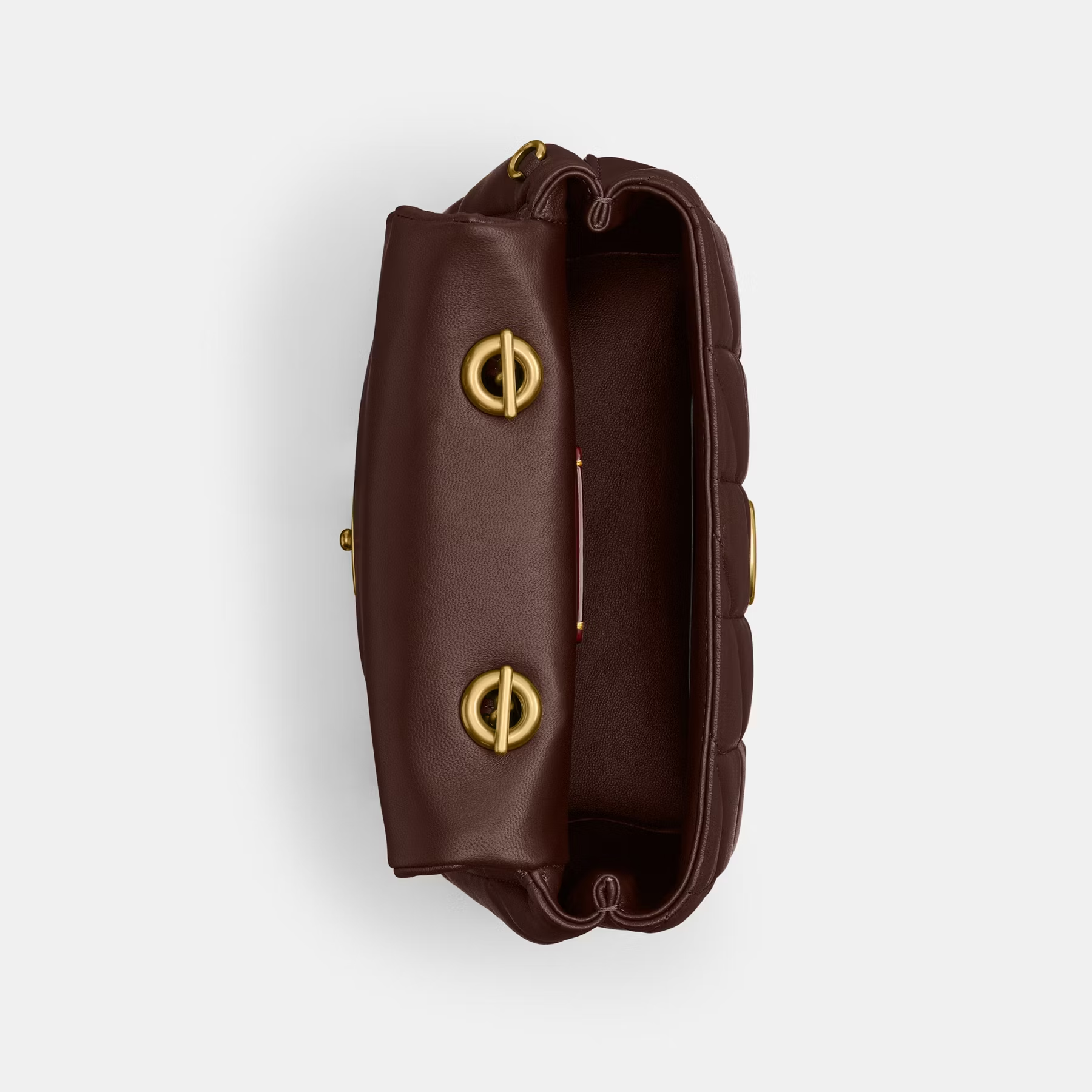COACH TABBY QUILTED TRIM TOP HANDLE BAG