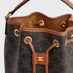 CELINE CLARA LOGO PRINT HANDBAG