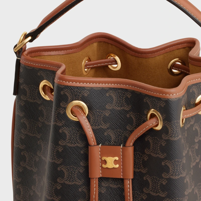 CELINE CLARA LOGO PRINT HANDBAG