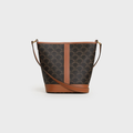 CELINE SMALL LOGO-PRINT BUCKET BAG