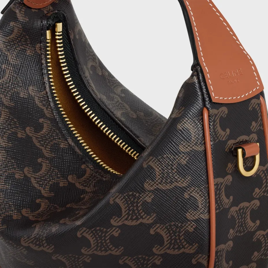 CELINE TEEN LULU LOGO PRINT HANDBAG