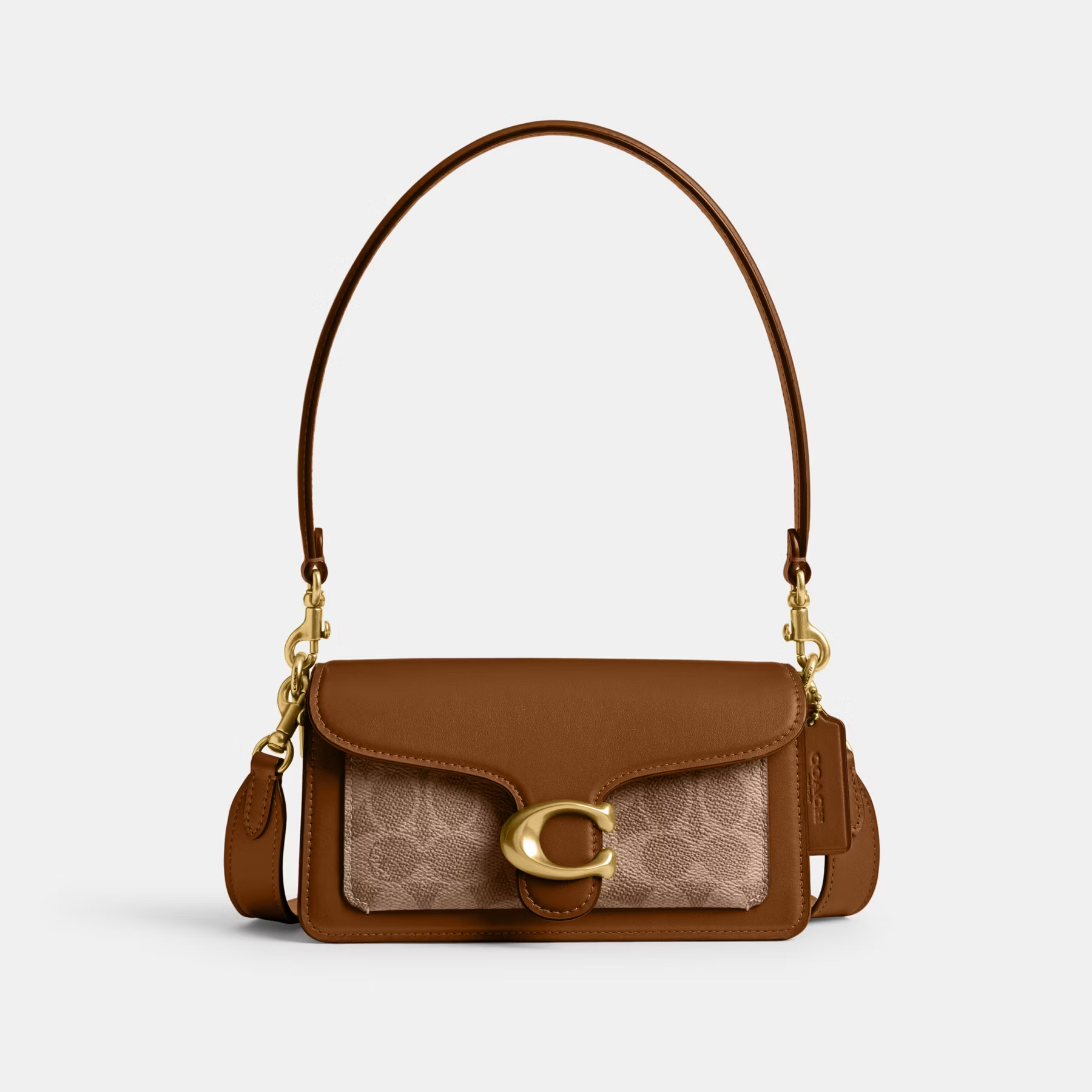COACH TABBY 20 CLASSIC SIGNATURE CANVAS SHOULDER BAG
