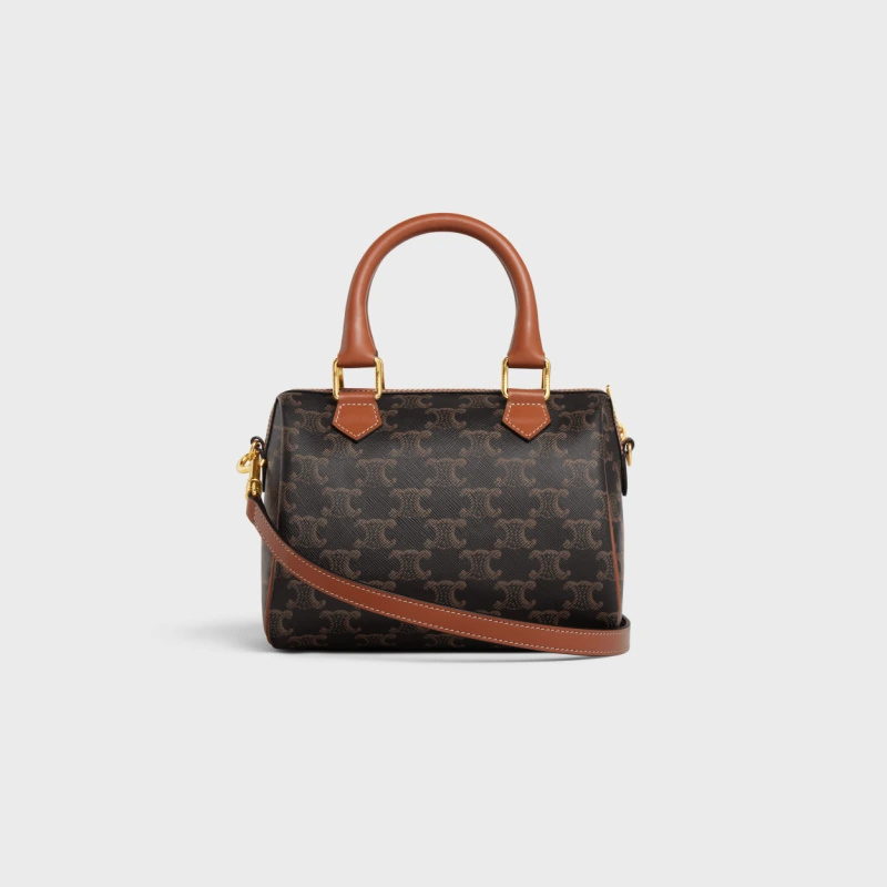 CELINE SMALL LOGO PRINT BOSTON BAG