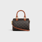 CELINE SMALL LOGO PRINT BOSTON BAG