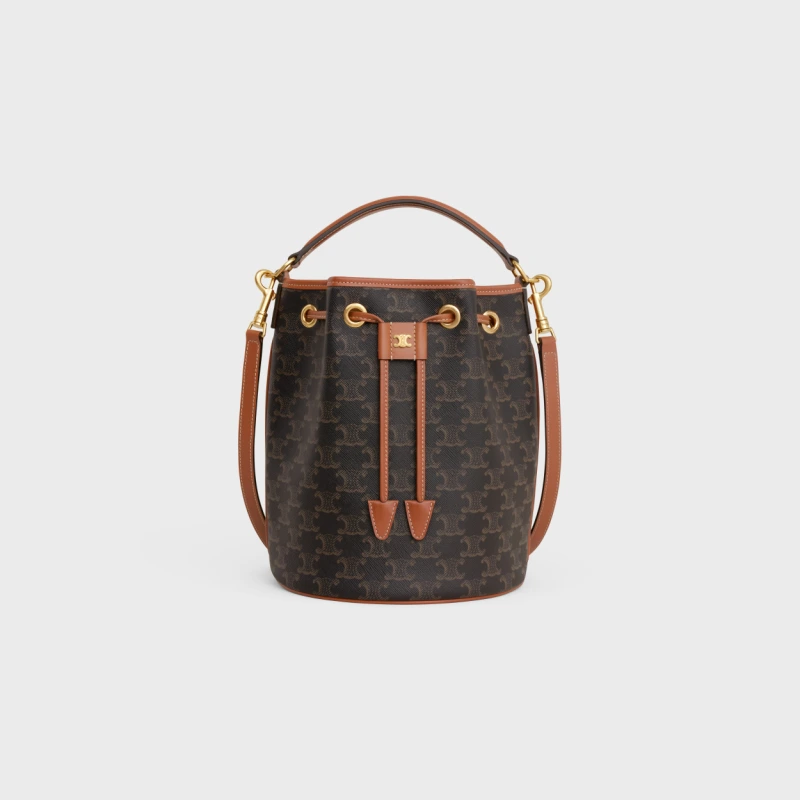 CELINE CLARA LOGO PRINT HANDBAG