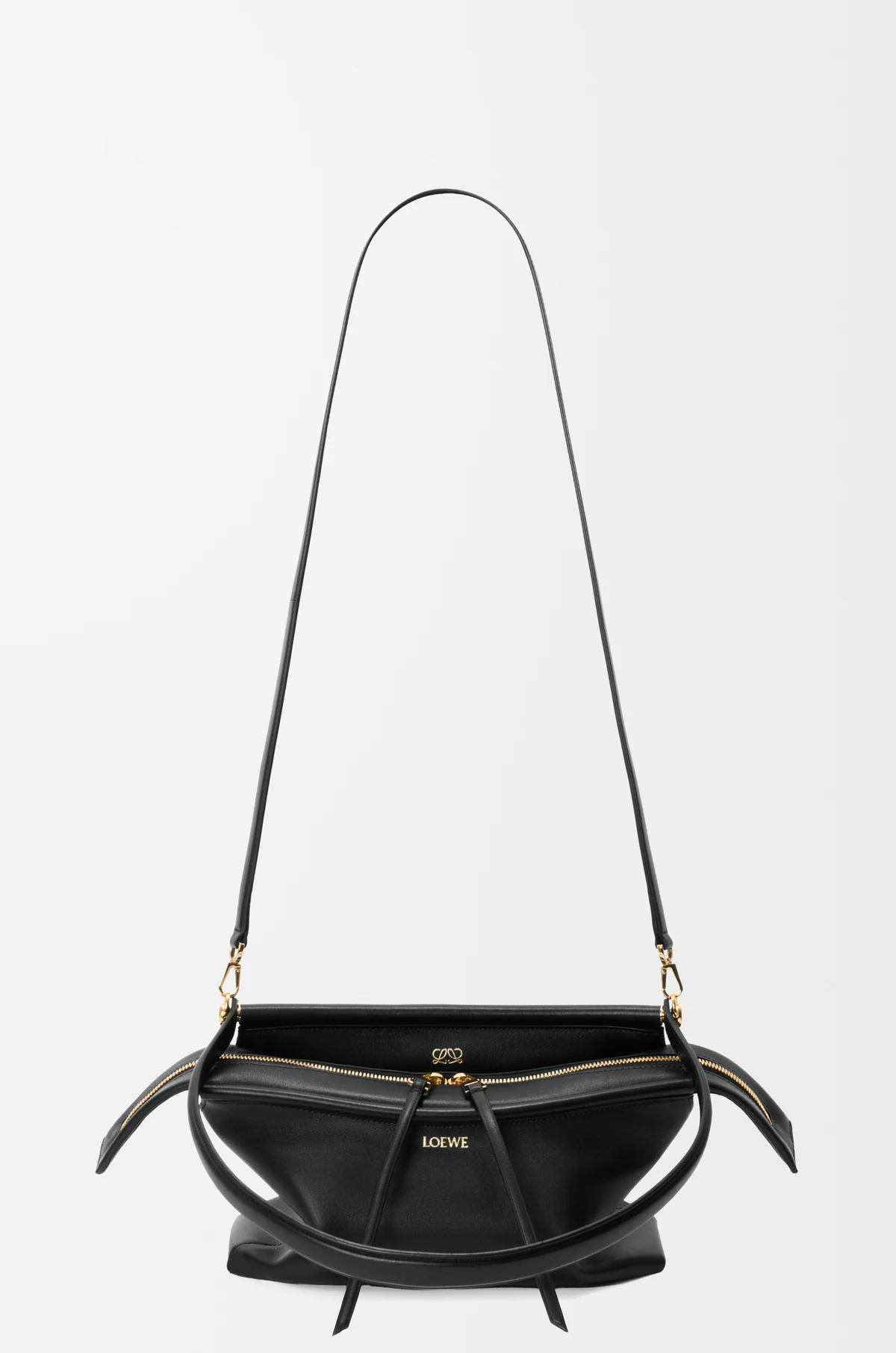 Loewe Small Whisker bag in glazed calfskin