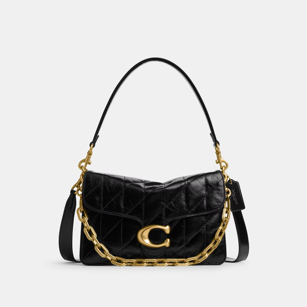 COACH TABBY CHAIN QUILTED CHAIN SHOULDER BAG