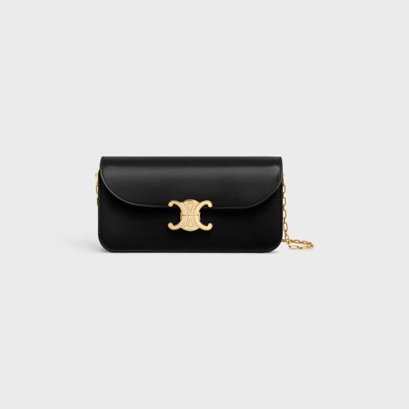 CELINE TRIOMPHE SMALL CHAIN HANDBAG