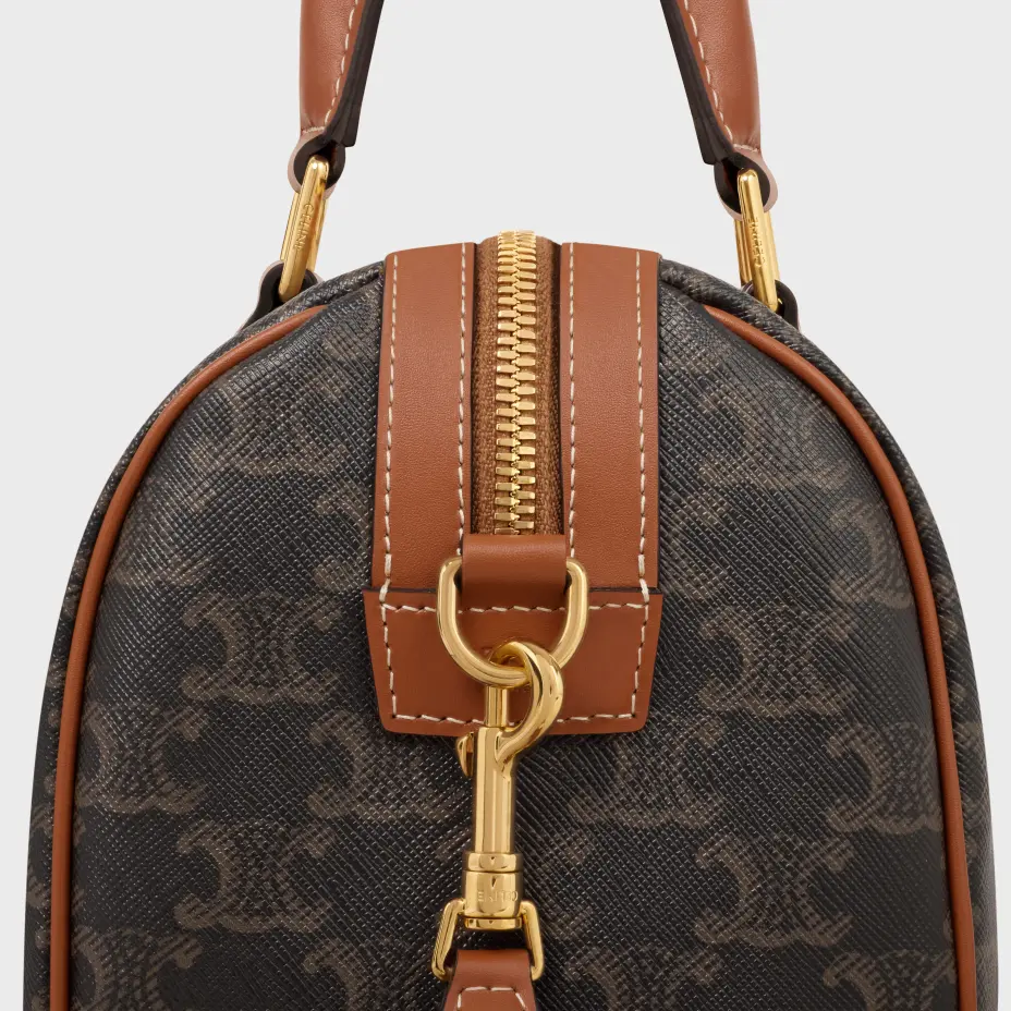 CELINE MEDIUM LOGO PRINT BOSTON BAG