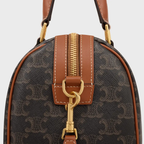 CELINE MEDIUM LOGO PRINT BOSTON BAG