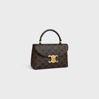 CELINE TEEN NINO LOGO PRINT HANDBAG