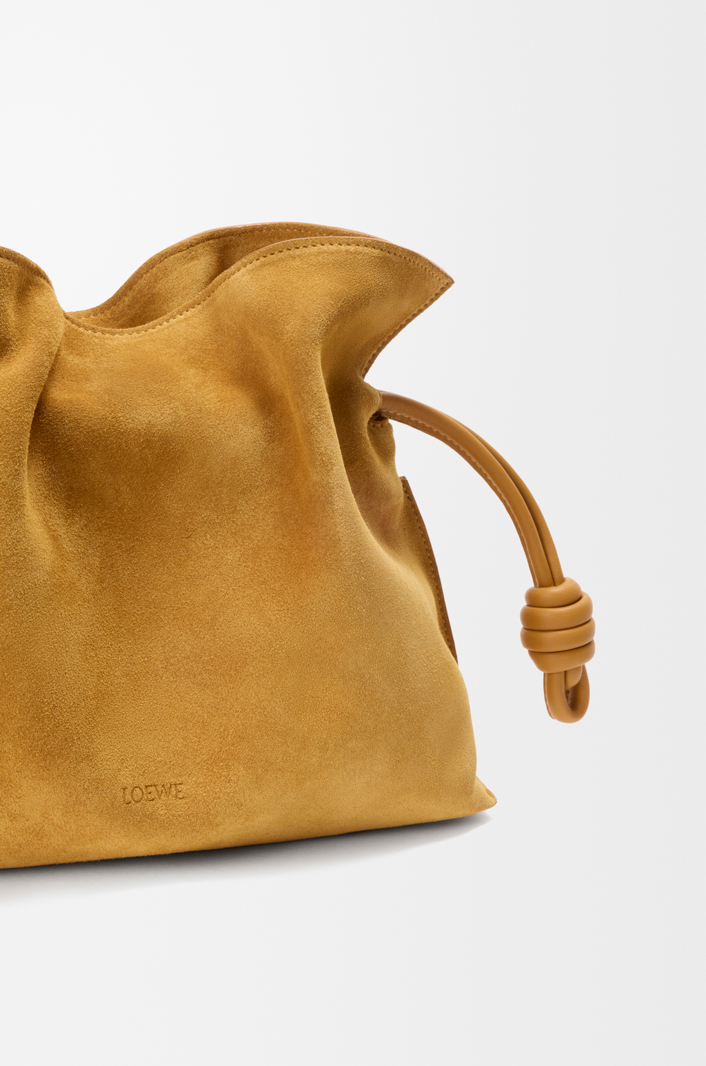Loewe Medium Flamenco clutch in suede