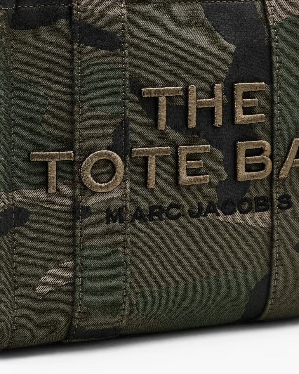 THE CAMO JACQUARD SMALL TOTE BAG