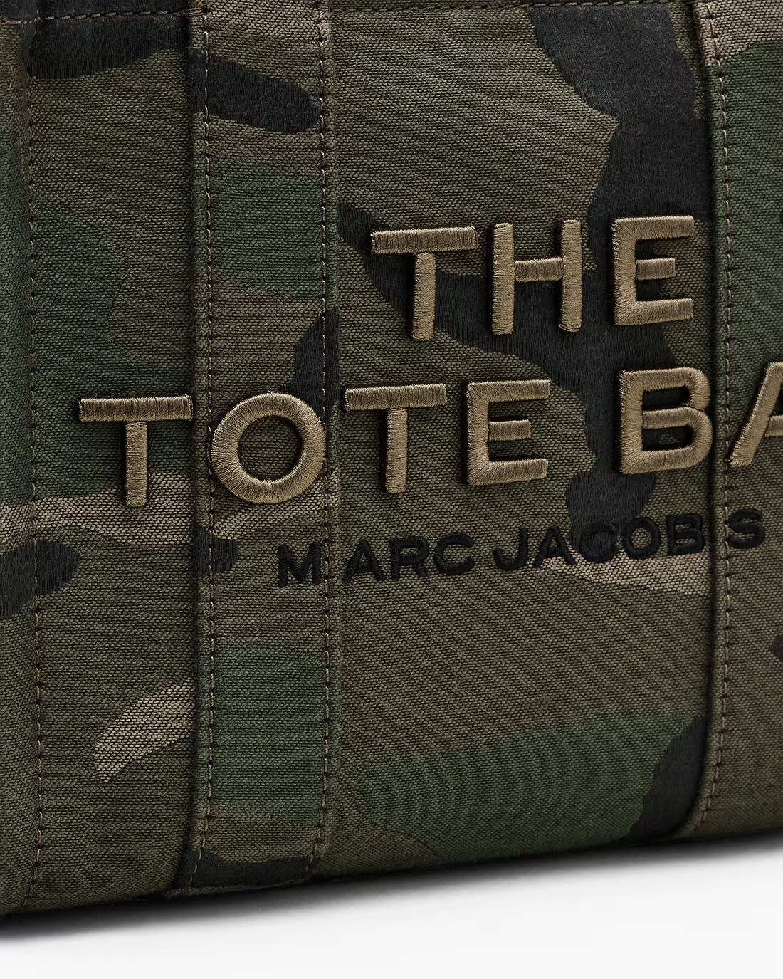 THE CAMO JACQUARD SMALL TOTE BAG