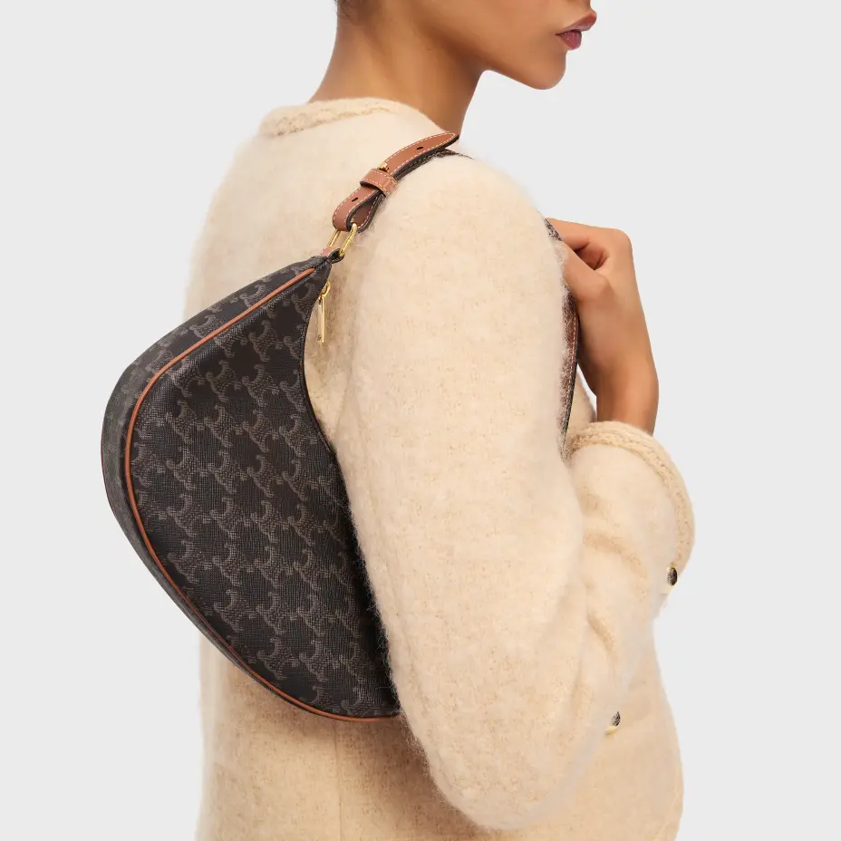CELINE AVA LOGO PRINT HANDBAG