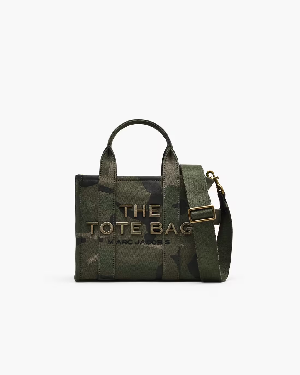 THE CAMO JACQUARD SMALL TOTE BAG