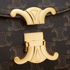 CELINE TEEN NINO LOGO PRINT HANDBAG