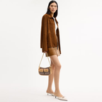COACH TURNLOCK CLASSIC SIGNATURE TWIN WATERLY HANDBAG