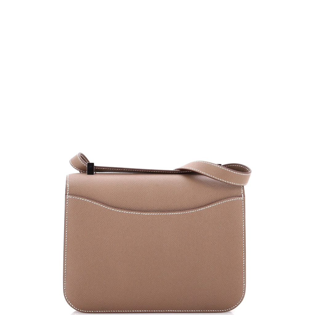 Hermès Constance 19 Mirror in elephant grey Epsom leather with rose gold hardware