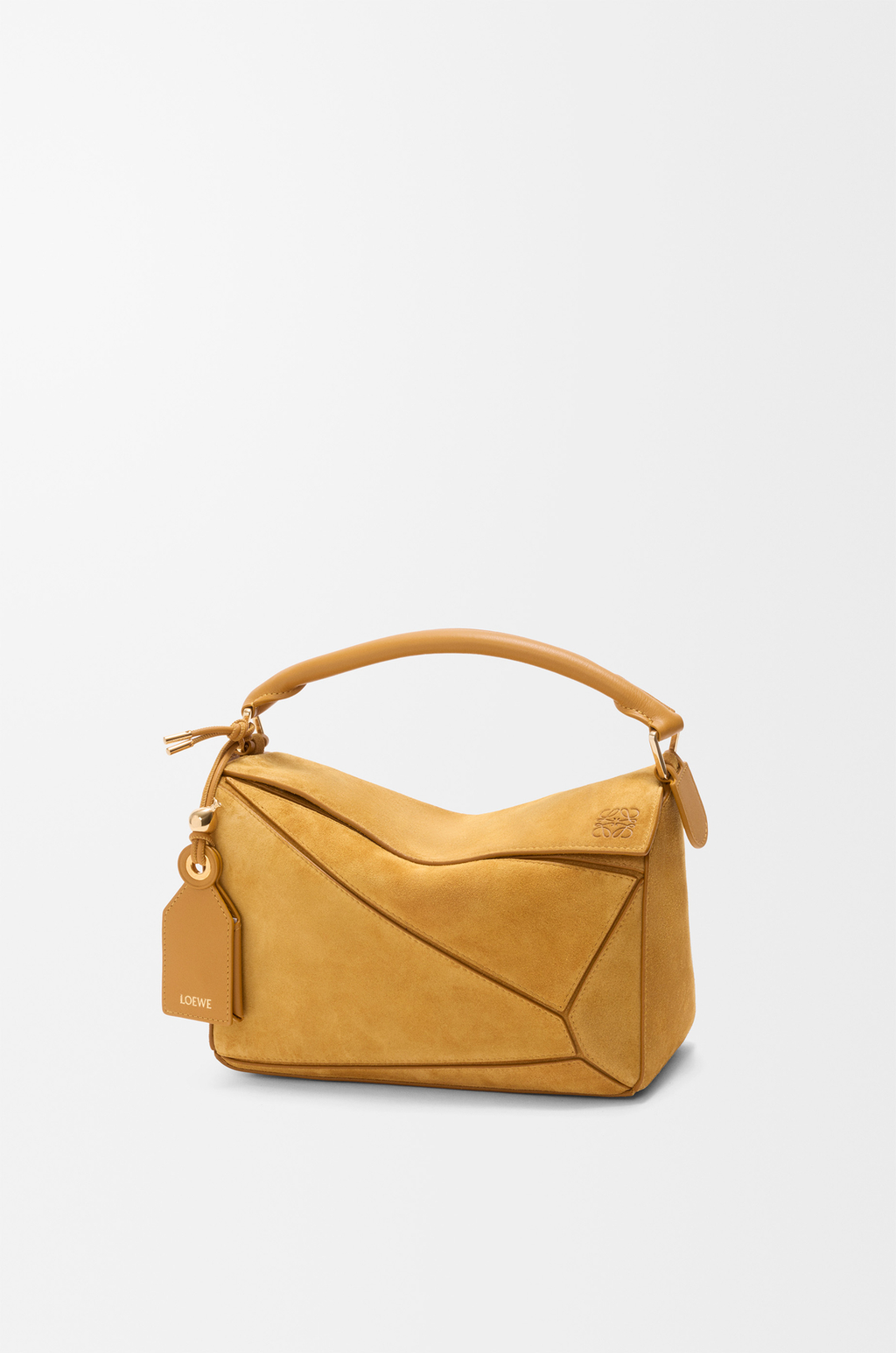 Loewe Small Featherlight Puzzle bag in suede