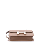 Hermès Constance 19 Mirror in elephant grey Epsom leather with rose gold hardware