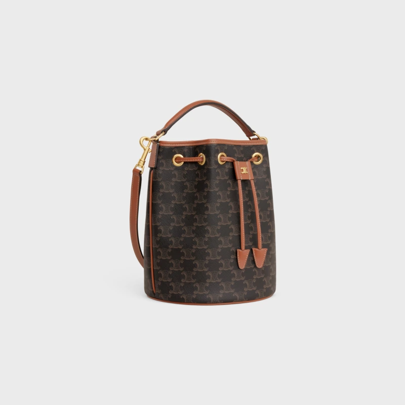CELINE CLARA LOGO PRINT HANDBAG