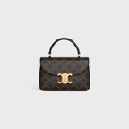 CELINE TEEN NINO LOGO PRINT HANDBAG