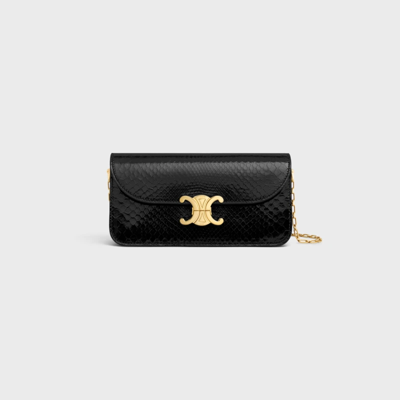 CELINE TRIOMPHE SMALL CHAIN HANDBAG
