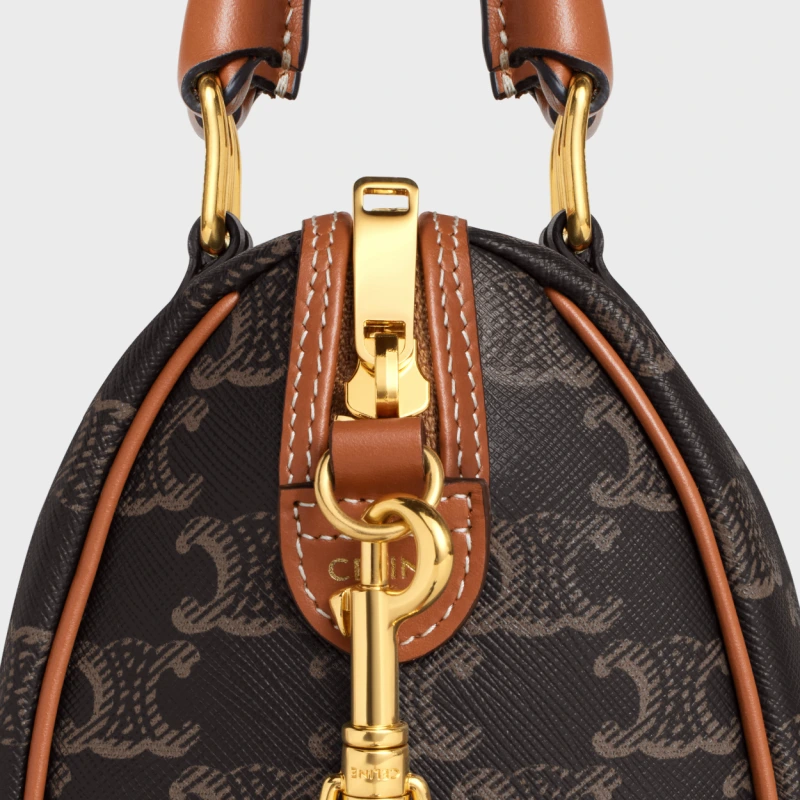 CELINE SMALL LOGO PRINT BOSTON BAG