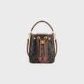 CELINE TEEN CLARA LOGO PRINT HANDBAG