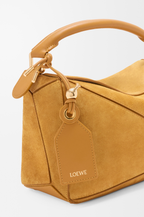 Loewe Small Featherlight Puzzle bag in suede