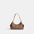 COACH JULIET CLASSIC SIGNATURE CANVAS POCKET 30 HANDBAG