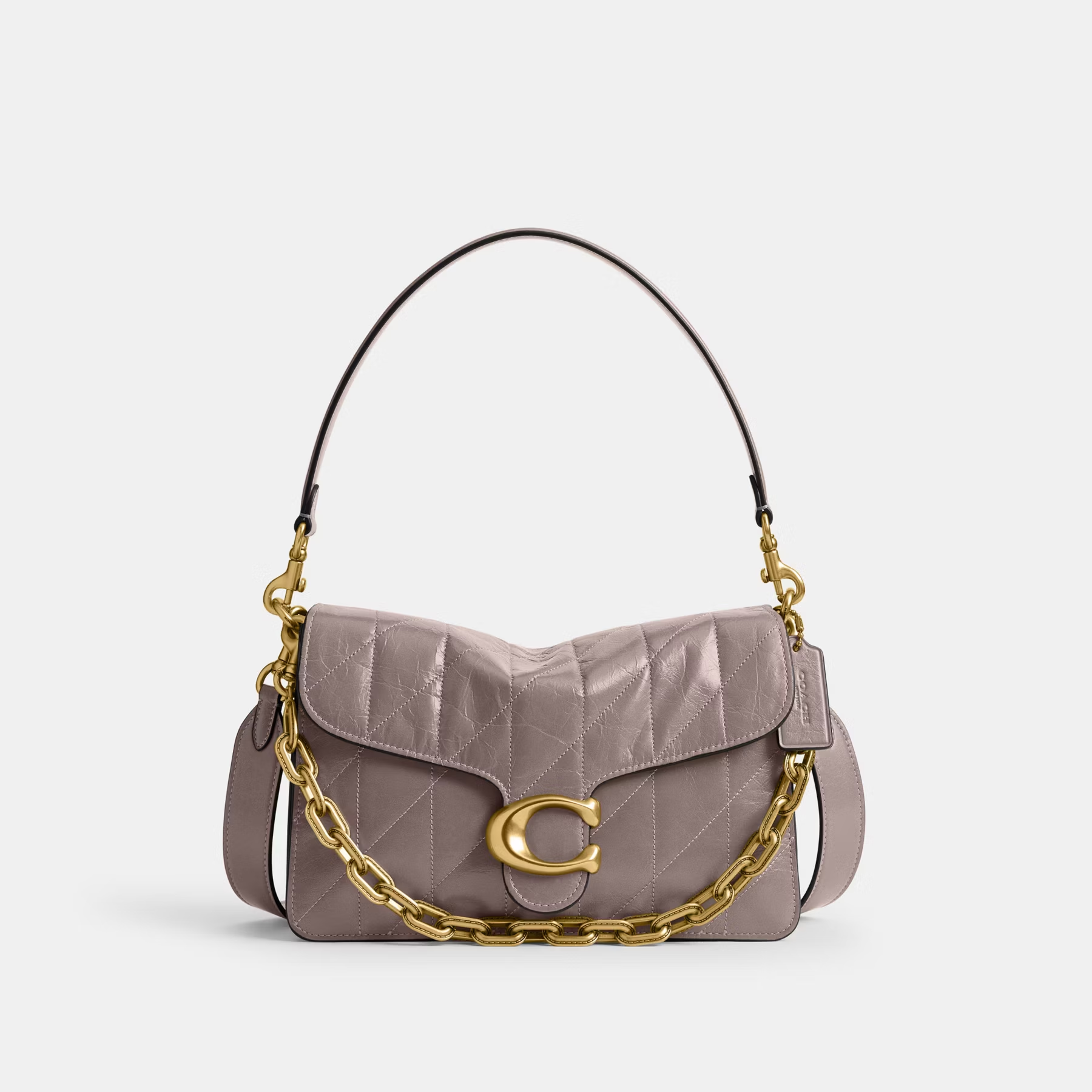 COACH TABBY CHAIN QUILTED CHAIN SHOULDER BAG