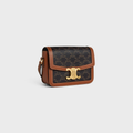 CELINE TEEN TRIOMPHE LOGO PRINT HANDBAG
